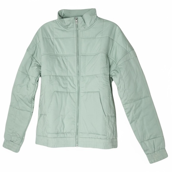 Anthropologie All Fenix Quilted Jacket Sage Green Size Small - Picture 1 of 11